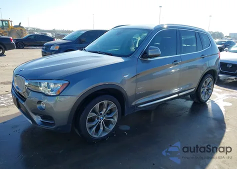 2016 BMW X3 Sdrive28I из США, поврежденный, VIN 5UXWZ7C58G0R33282